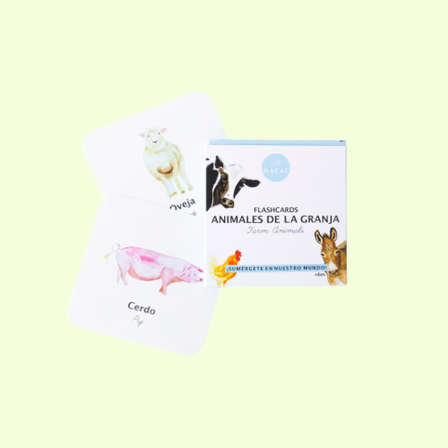 Flashcards animales de granja